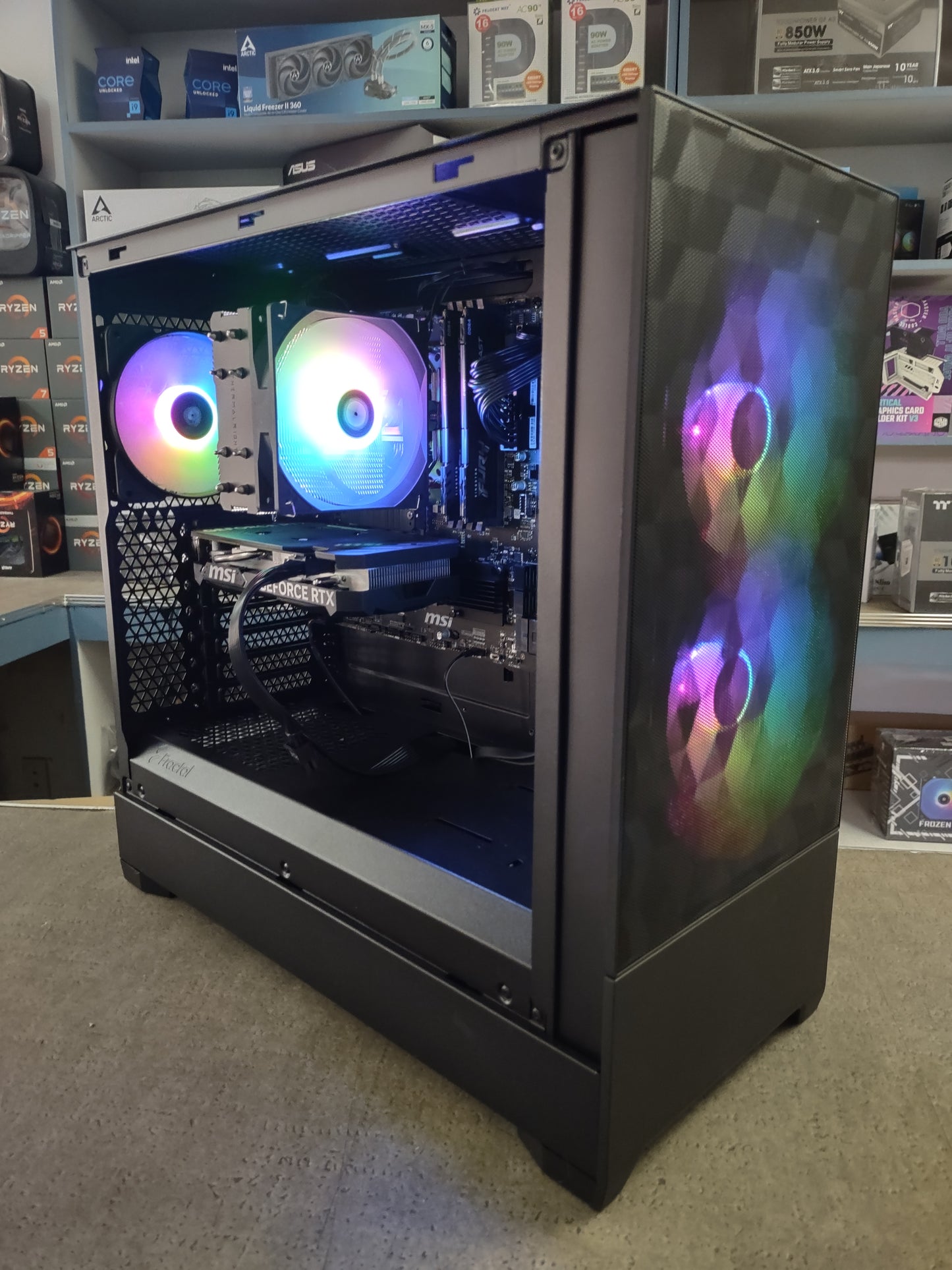 Fractal Pop Air RGB Ryzen 5 & RX 6600 8GB Build